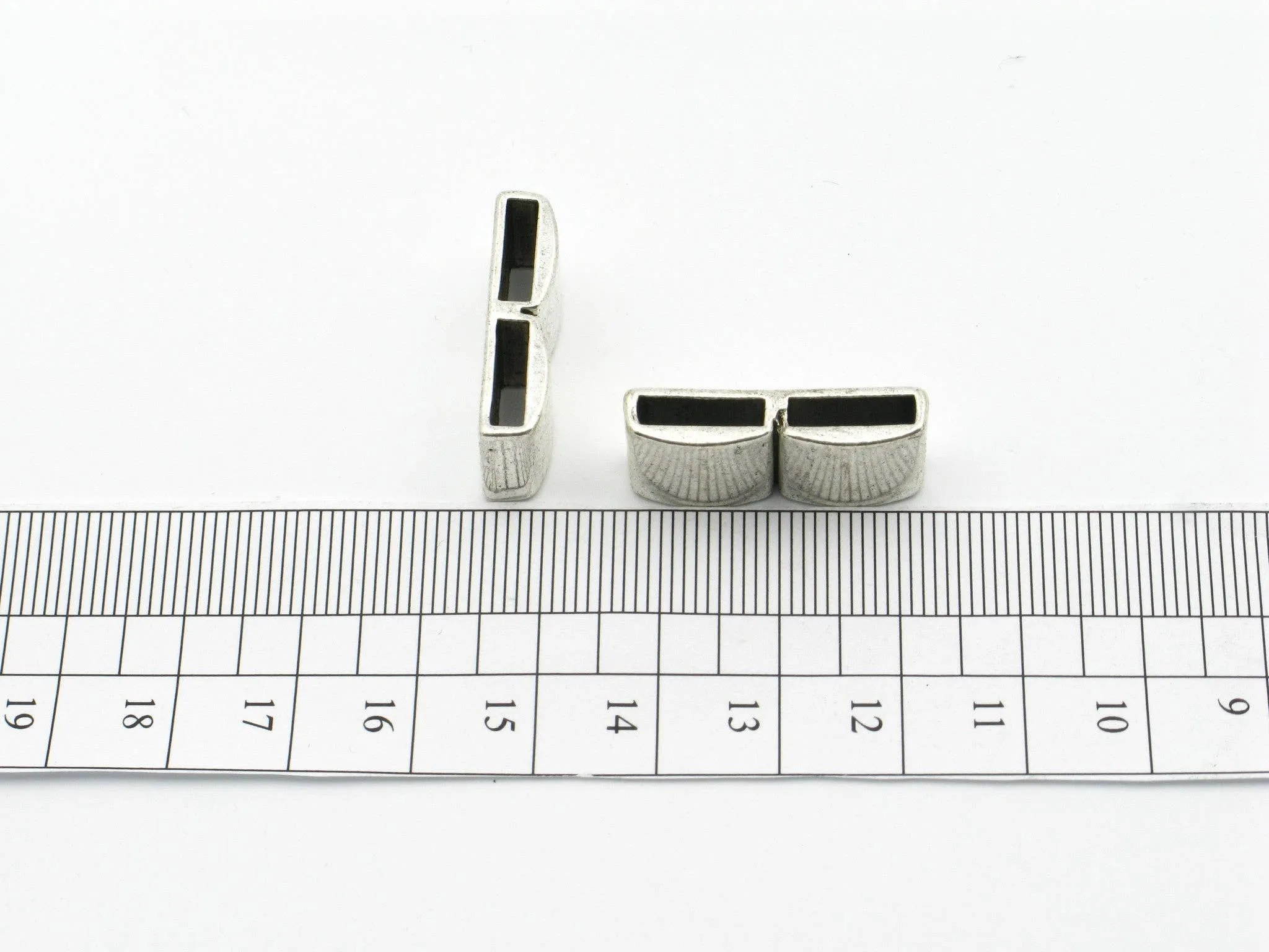 10pcs For 10mm flat leather Antique Silver straight Slider jewelry supplies jewelry finding D-1-10-110