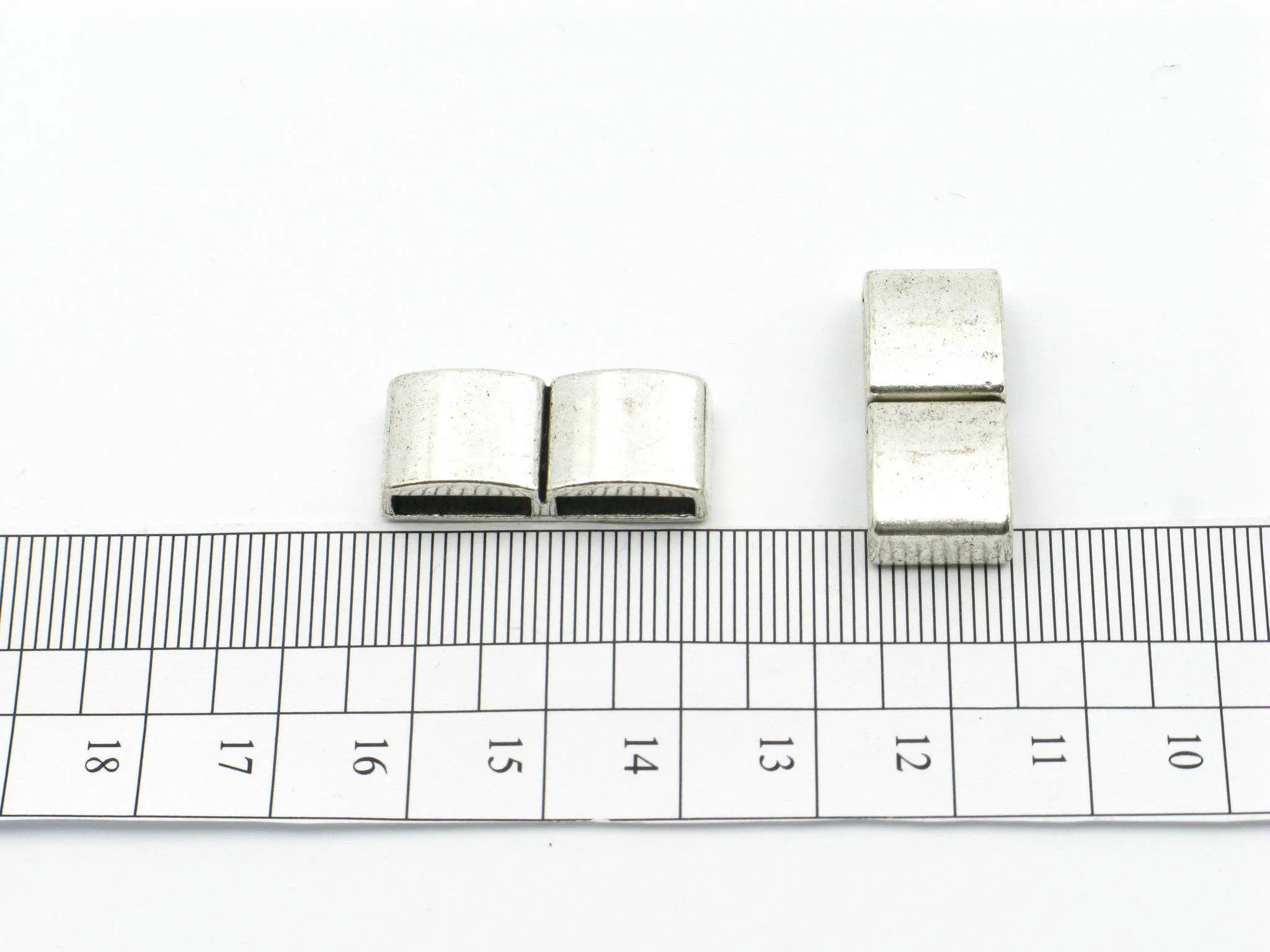 10pcs For 10mm flat leather Antique Silver straight Slider jewelry supplies jewelry finding D-1-10-110