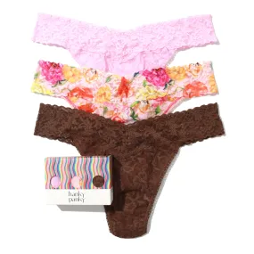 3 Pack Original Rise Thongs Bring Me Flowers Sale