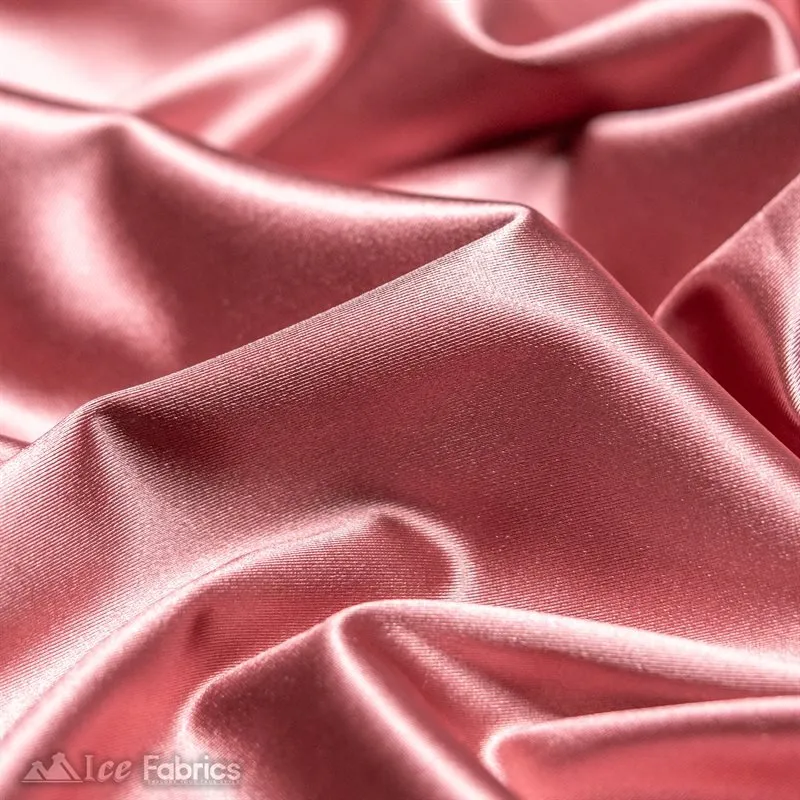 4 Way Stretch Casino Silky Satin Wholesale Fabric By The Roll (20 Yards)