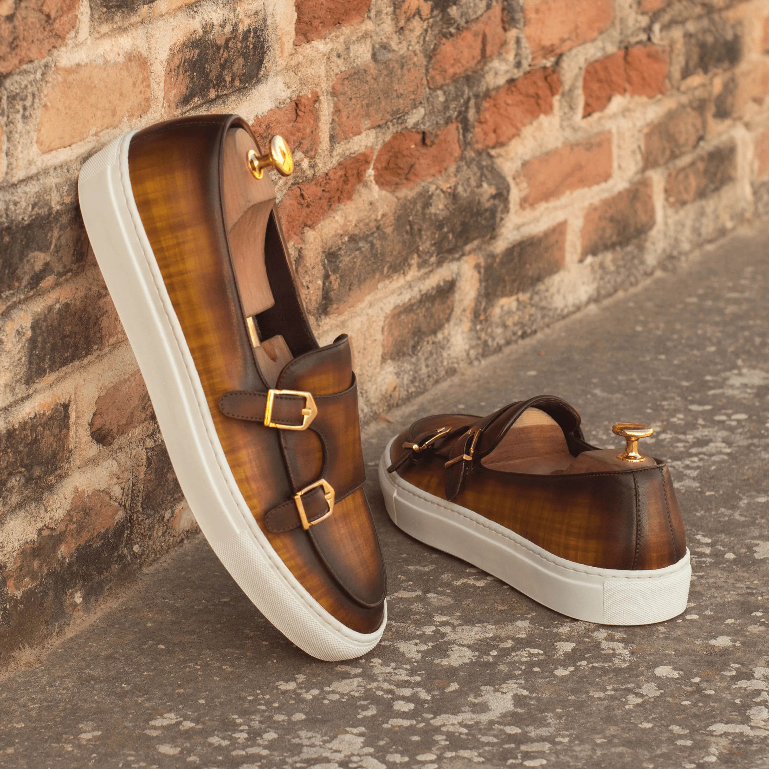 Aelred patina monk sneaker