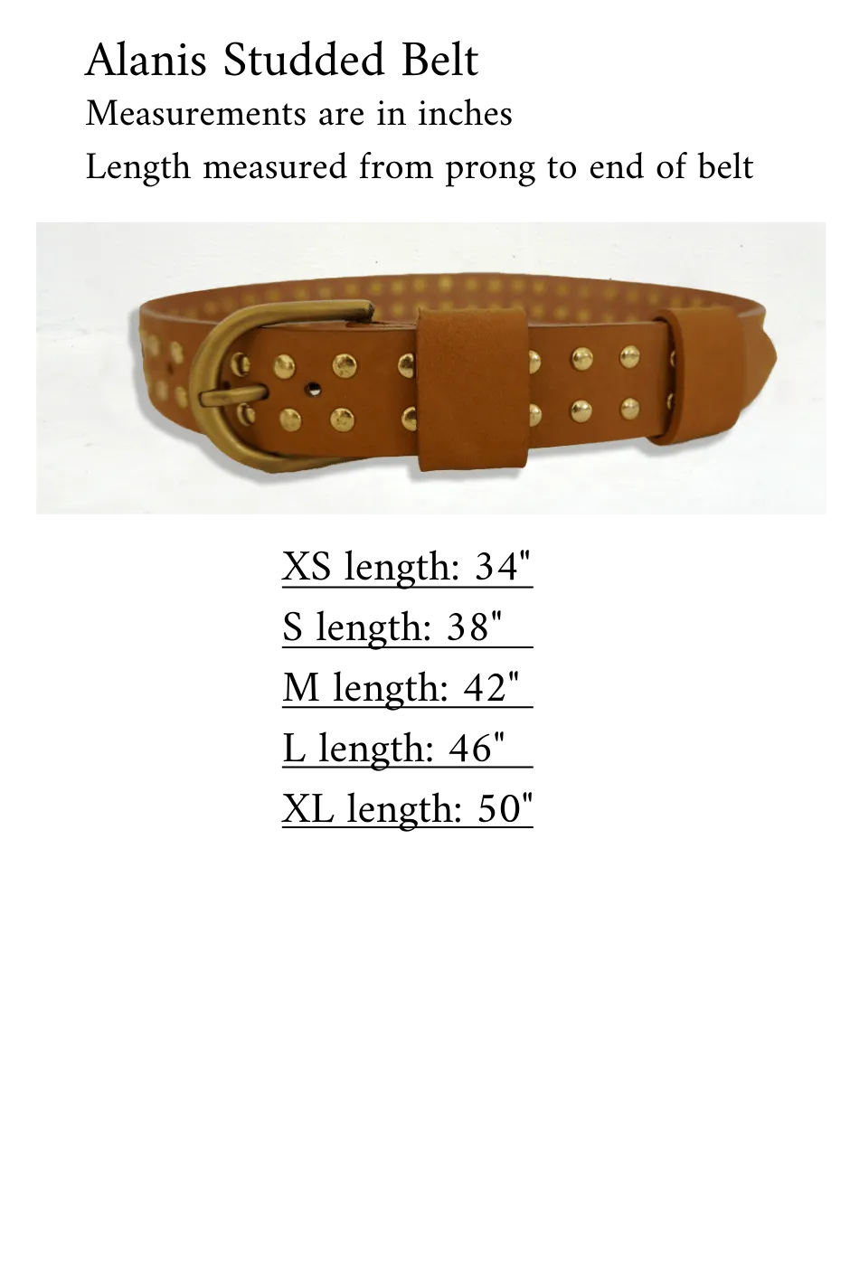 Alanis Studded Belt