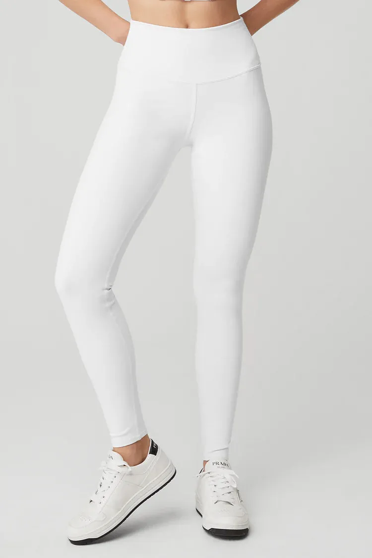 Alo Yoga Women's Airbrush High Waist No Seam Leggings - White