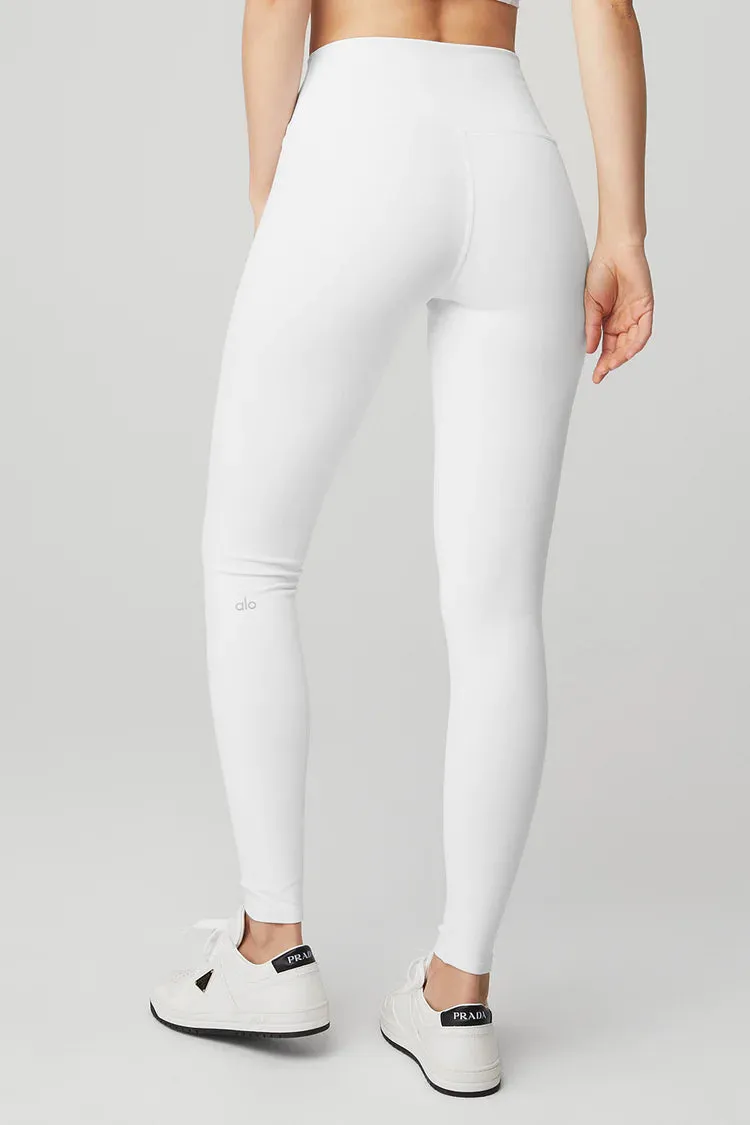 Alo Yoga Women's Airbrush High Waist No Seam Leggings - White