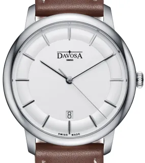 Amaranto Quartz Swiss-Made White Executive Watch 16248015