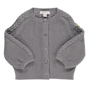 Angel's Face - Imogen Glitter Cardigan Ash Grey