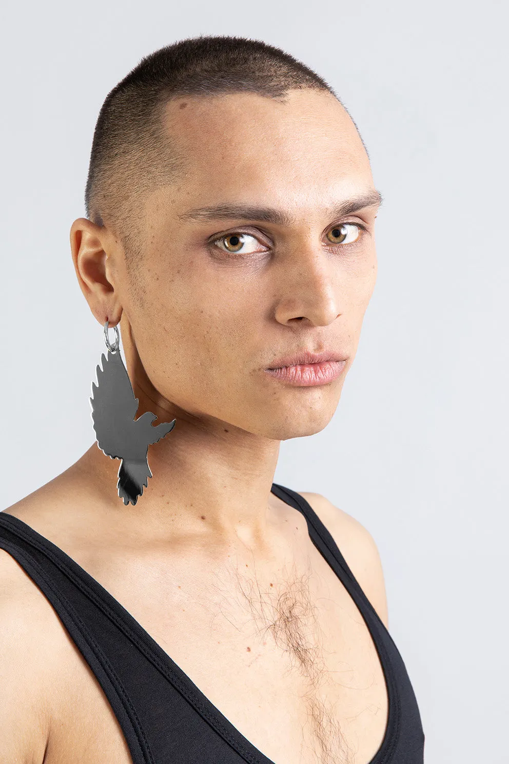 BIRD - Silver Earring