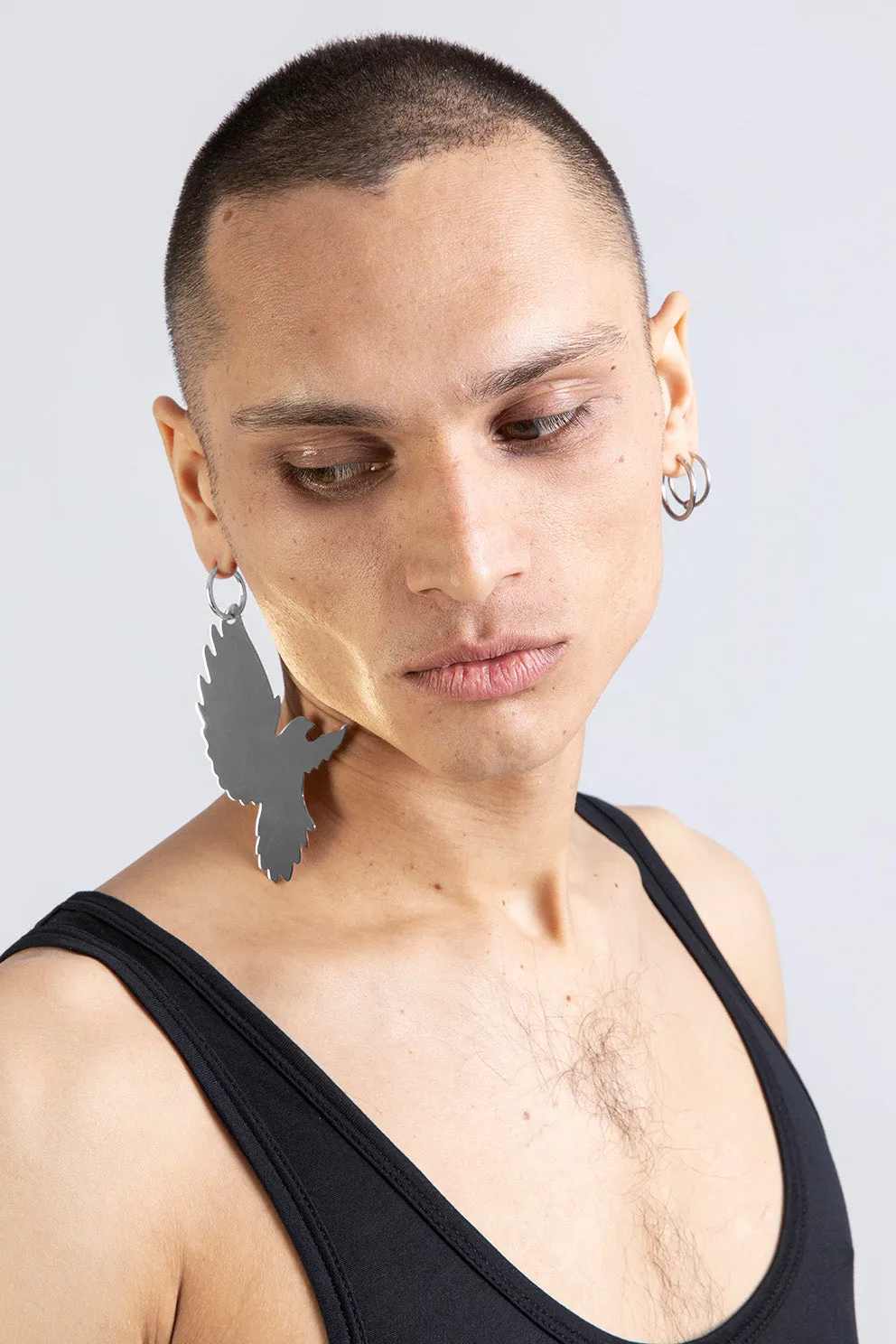 BIRD - Silver Earring