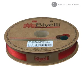 Biyelli 3/4" Satin Bias Tape #12 Red