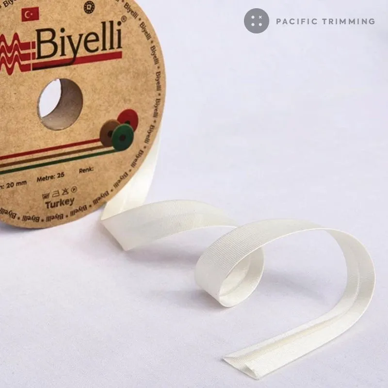 Biyelli 3/4" Satin Bias Tape #12 Red