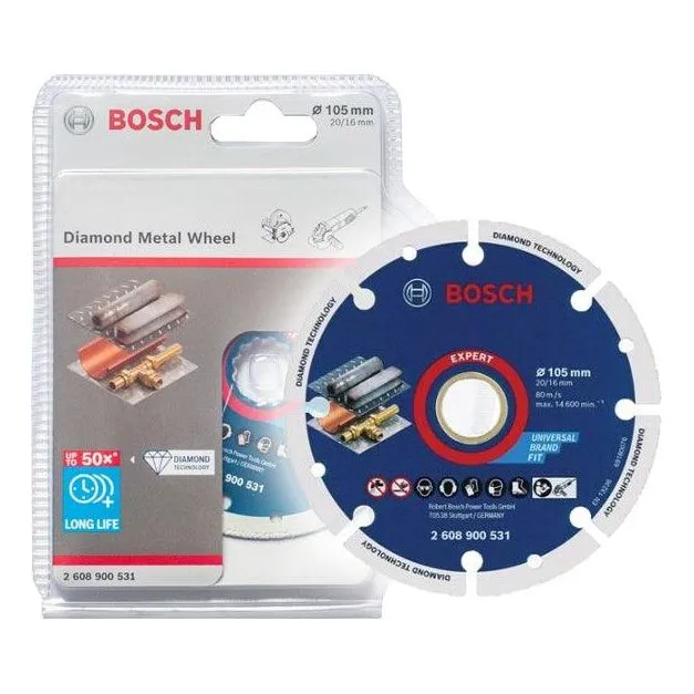 Bosch Diamond Cut off Wheel for Metal 4" (2608900531)