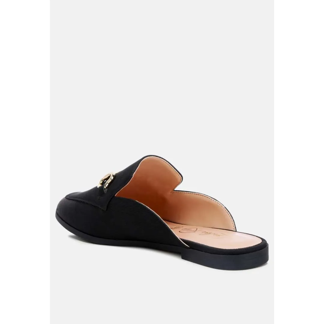 briar horsebit embellishment slip on mules