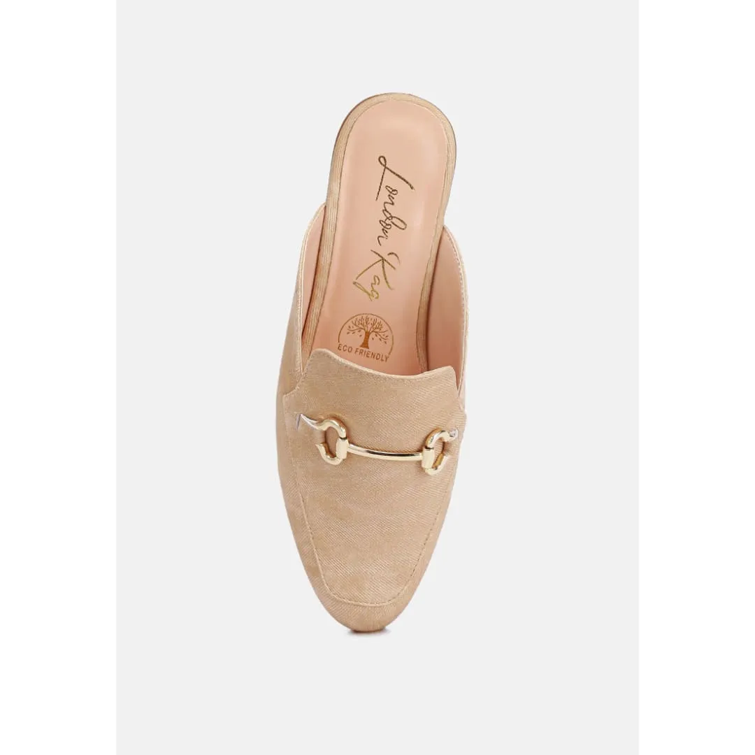 briar horsebit embellishment slip on mules