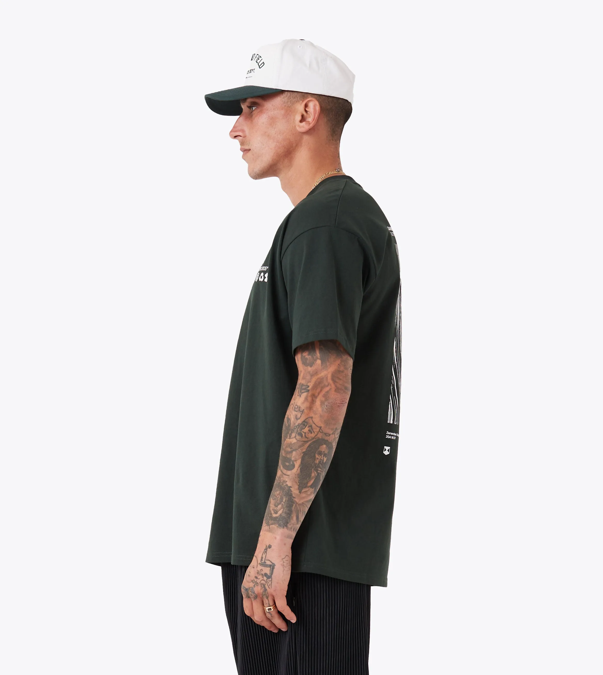 Levels Box Tee Forest