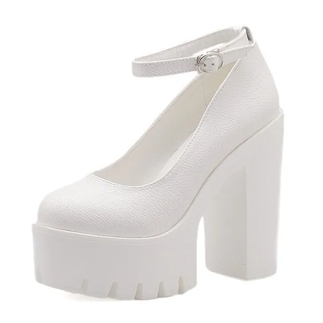 "MAYA" PLATFORM HEELS