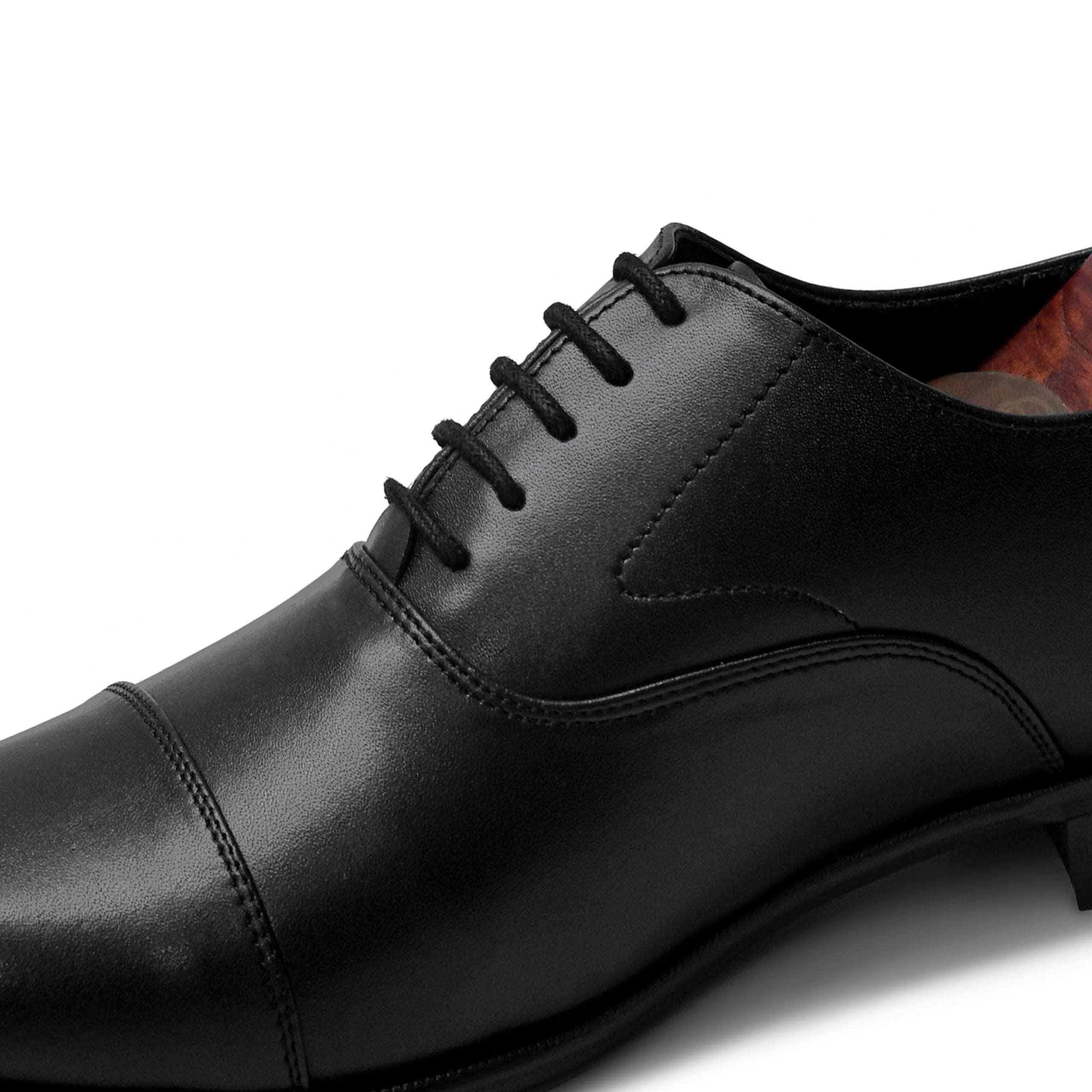 RHODES | BLACK OXFORD LACE UP