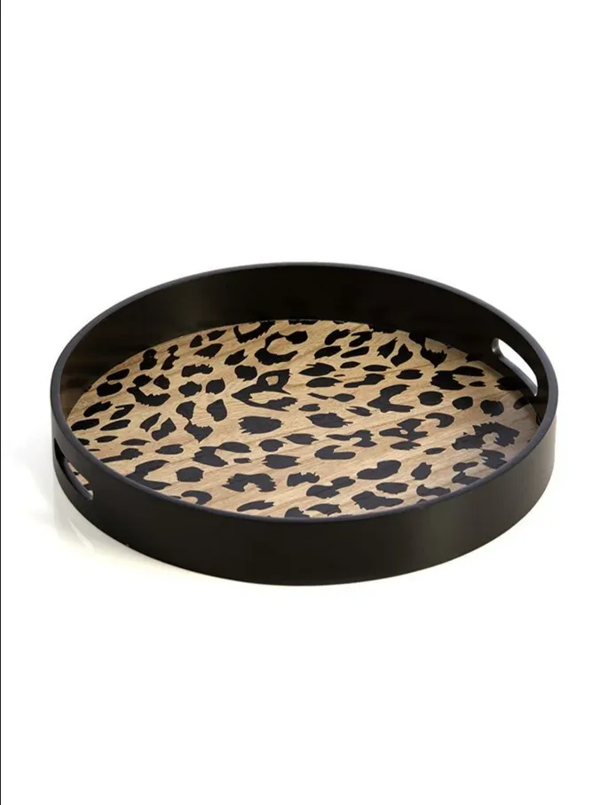 Shiraleah Leopard Decor Tray