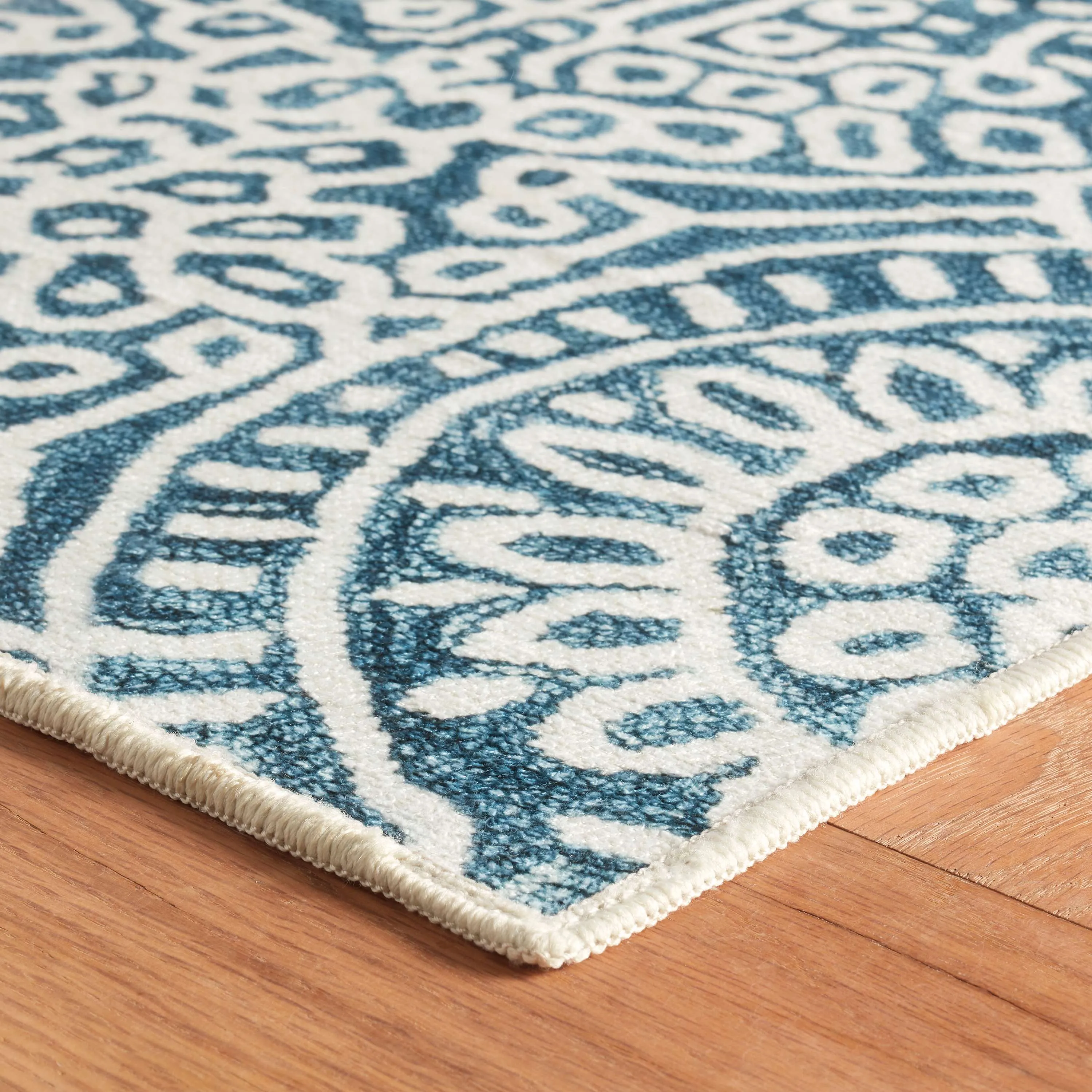 Temple Ink Machine Washable Rug