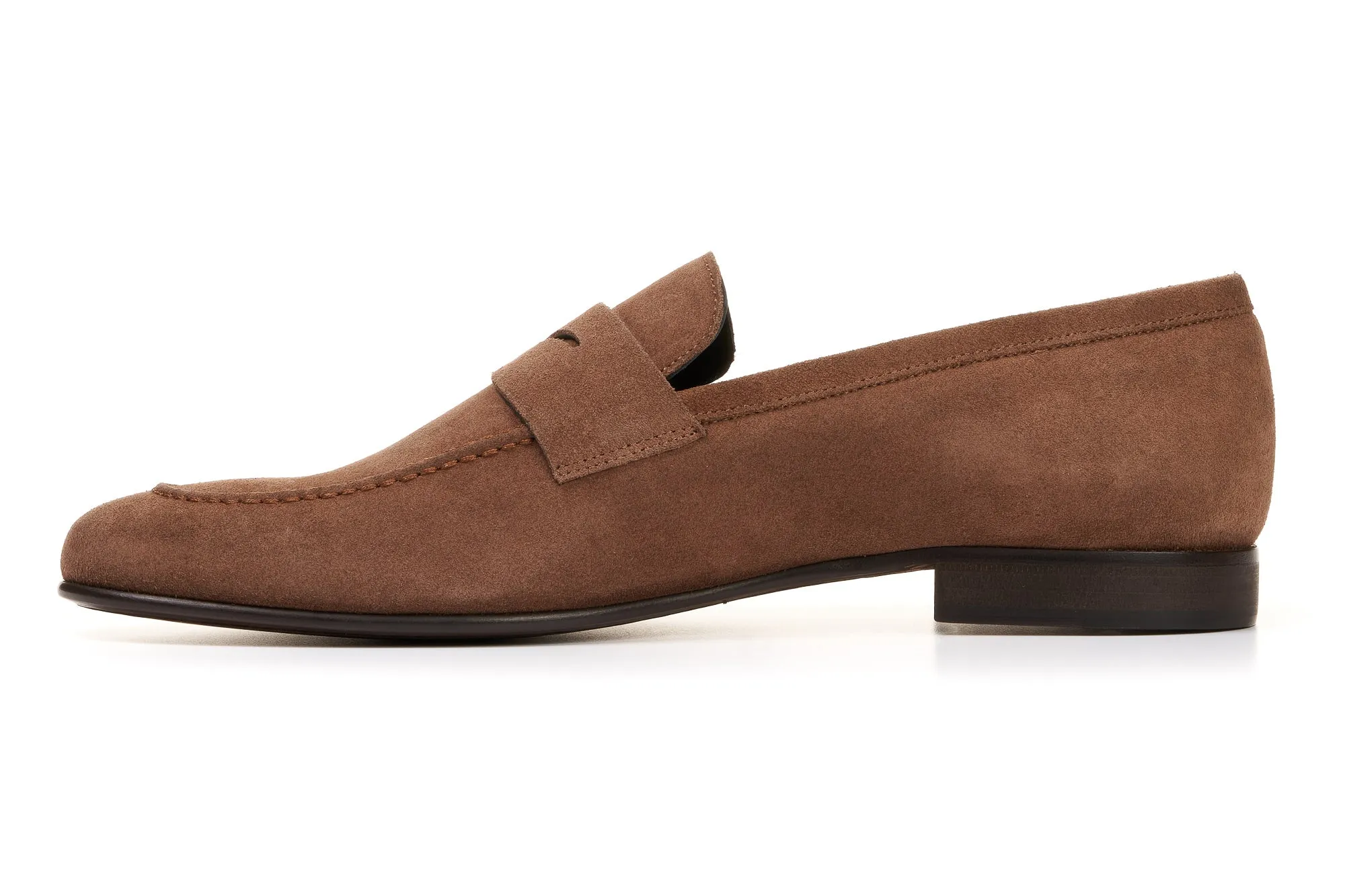 The Edward Penny Loafer - Light Brown Suede