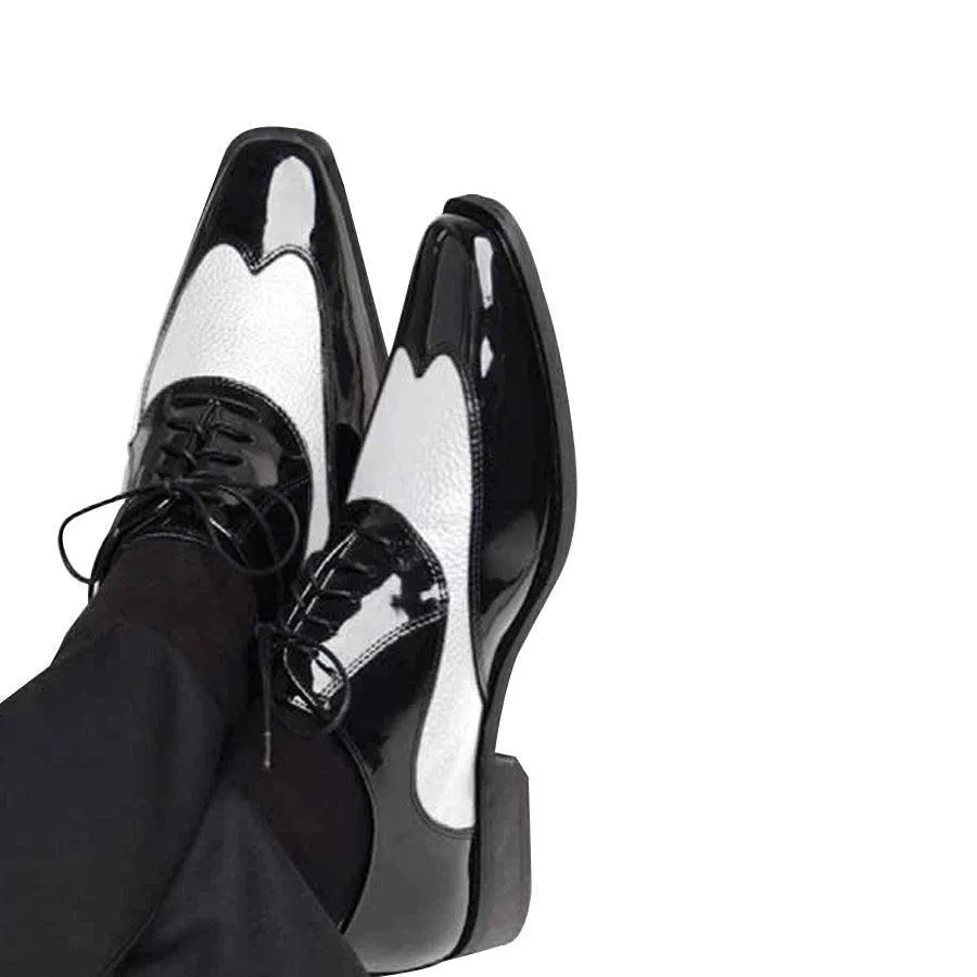 Tuxedo Shoes Black/White Harlem Knights style